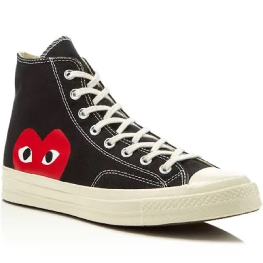 Comme Des Garçons PLAY Black Hightop Converse
